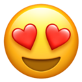 Heart eyes
